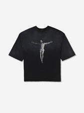 Willy Chavarria Hombre Barcelona Camiseta Cuello Redondo color Negro sku 553-004726 01 - Foto 1