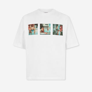 Dsquared2 Hombre Barcelona Camiseta Gráfica Algodón color Blanco sku 553-004736 01 - Foto 1