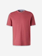 Santa Eulalia Hombre Barcelona Camiseta Ribete Contraste color Rojo sku 553-004745 03 - Foto 1