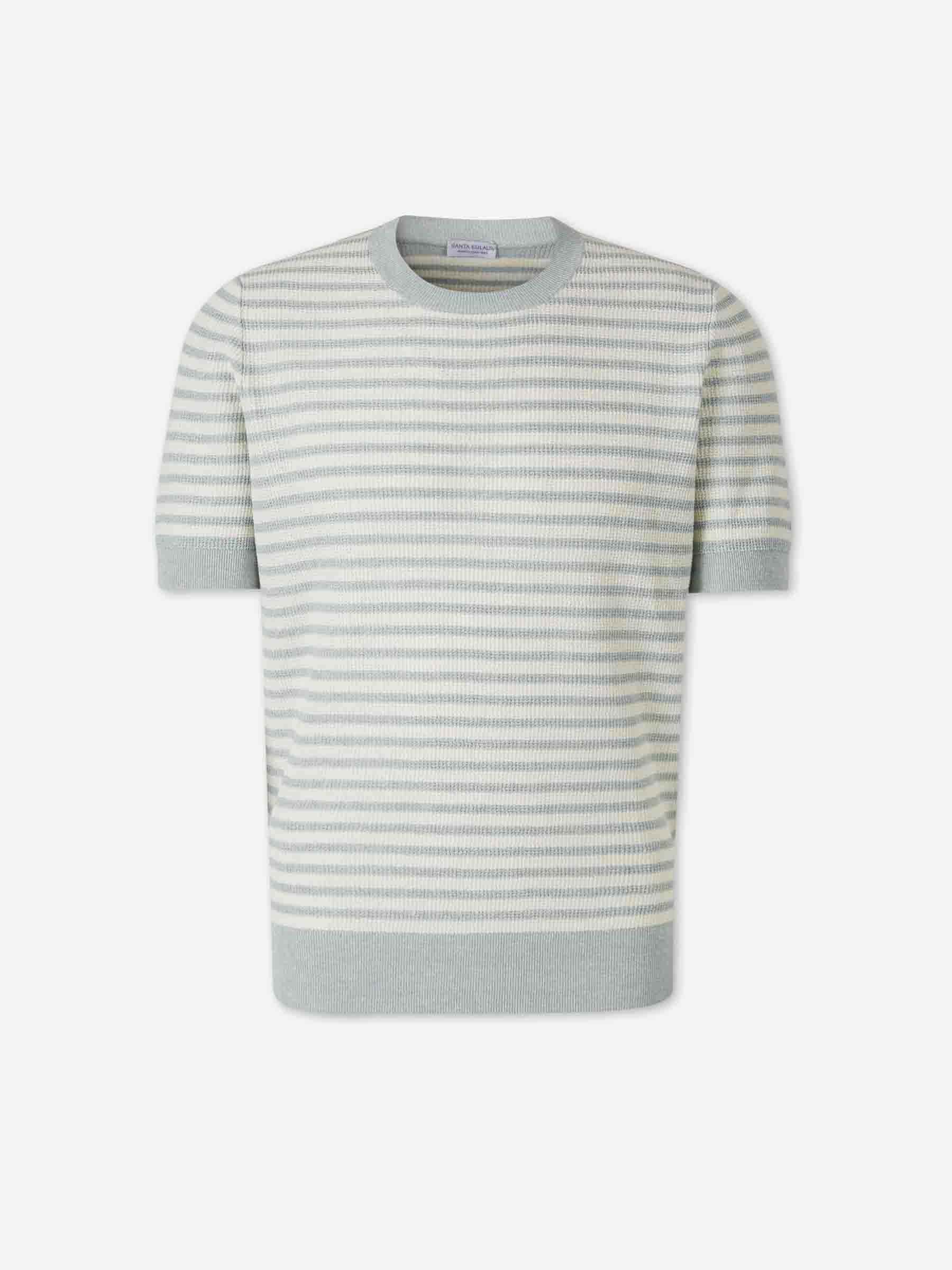 Santa Eulalia Hombre Barcelona Camiseta Cuello Redondo color Verde Menta sku 553-004746 00 - Foto 1