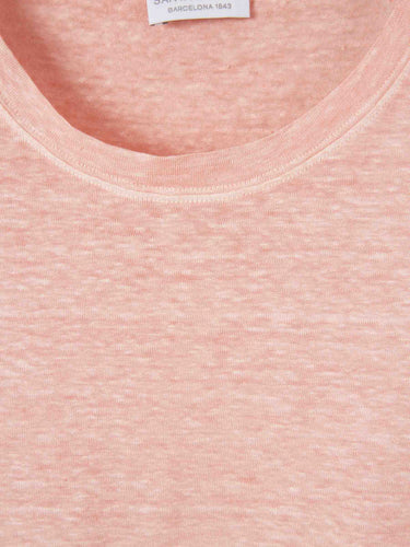 Santa Eulalia Hombre Barcelona Camiseta cuello redondo color Rosa sku 553-004748 01 - Foto 3