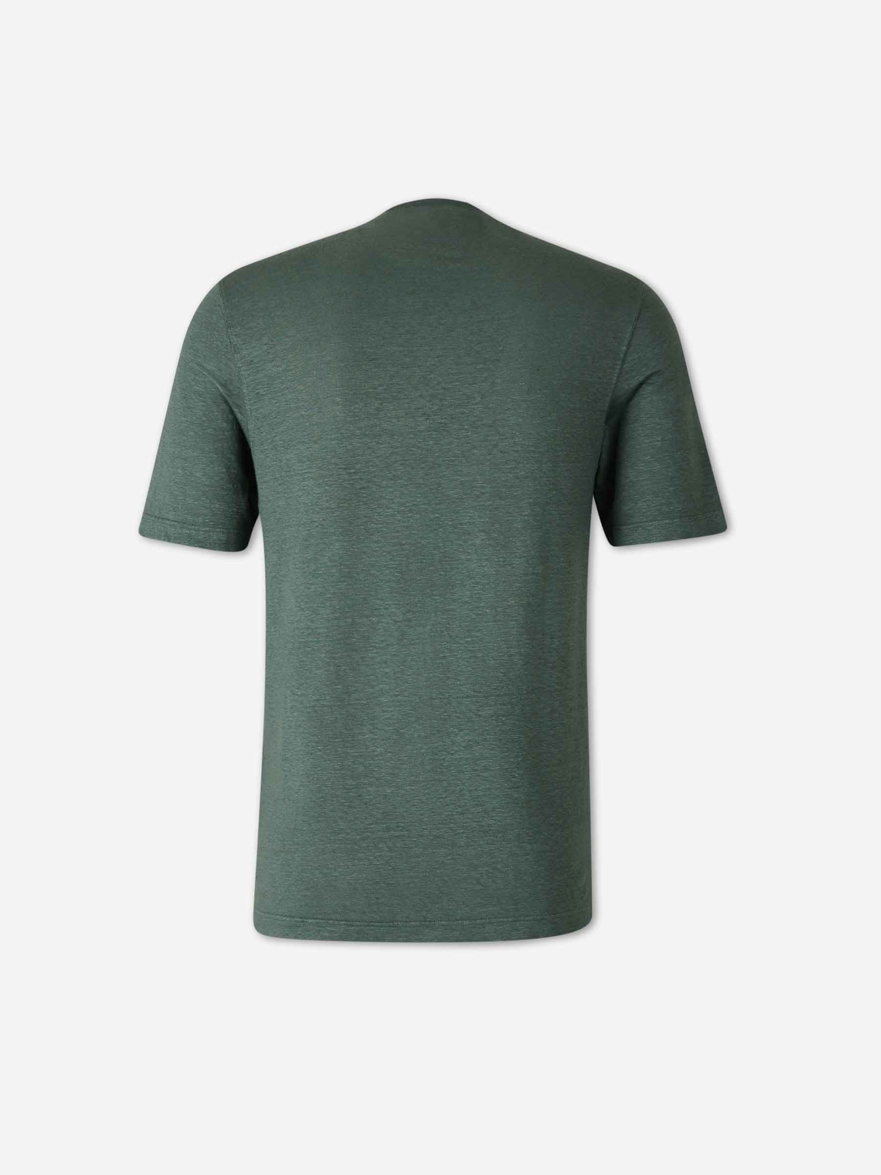 Santa Eulalia Hombre Barcelona Camiseta cuello redondo color Verde sku 553-004748 03 - Foto 2
