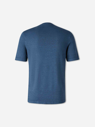 Santa Eulalia Hombre Barcelona Camiseta cuello redondo color Azul Marino sku 553-004748 04 - Foto 2