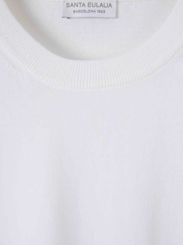 Santa Eulalia Hombre Barcelona Camiseta Cuello Redondo color Blanco sku 553-004749 01 - Foto 3
