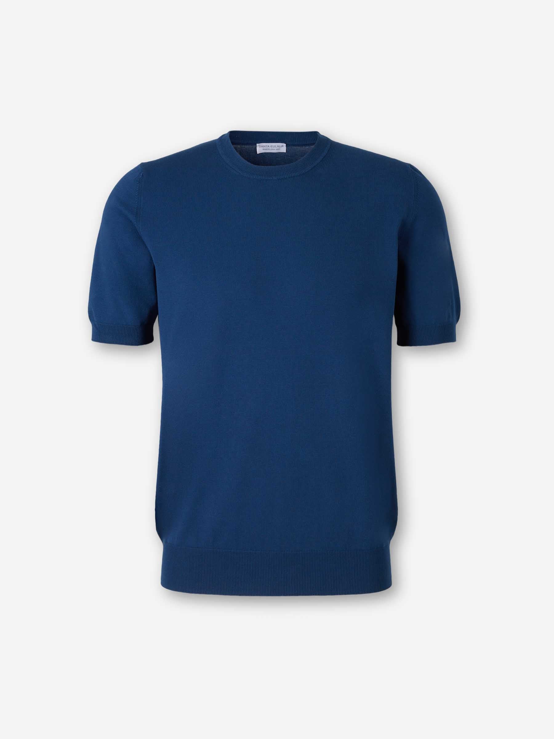 Santa Eulalia Hombre Barcelona Camiseta Cuello Redondo color Azul Marino sku 553-004749 02 - Foto 1