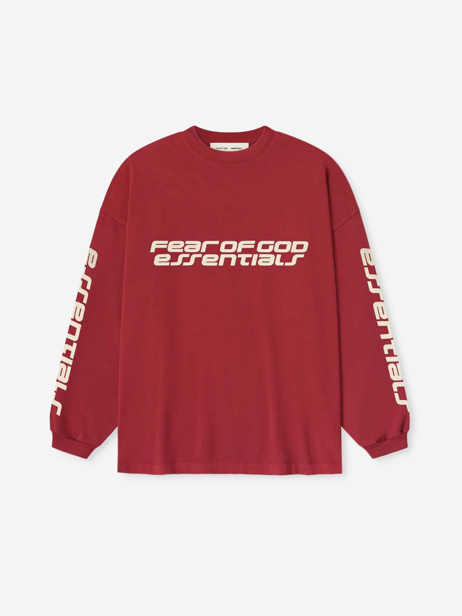 Fear of God Essentials Hombre Barcelona Camiseta Cuello Redondo color Rojo sku 553-004758 01 - Foto 1