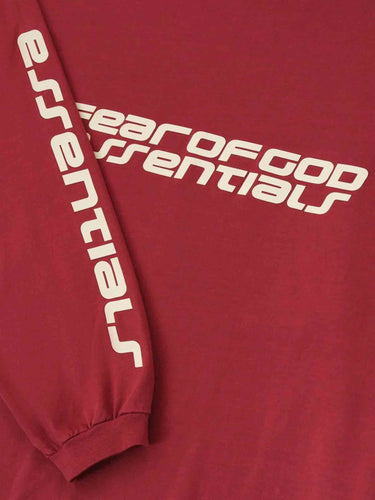 Fear of God Essentials Hombre Barcelona Camiseta Cuello Redondo color Rojo sku 553-004758 01 - Foto 3