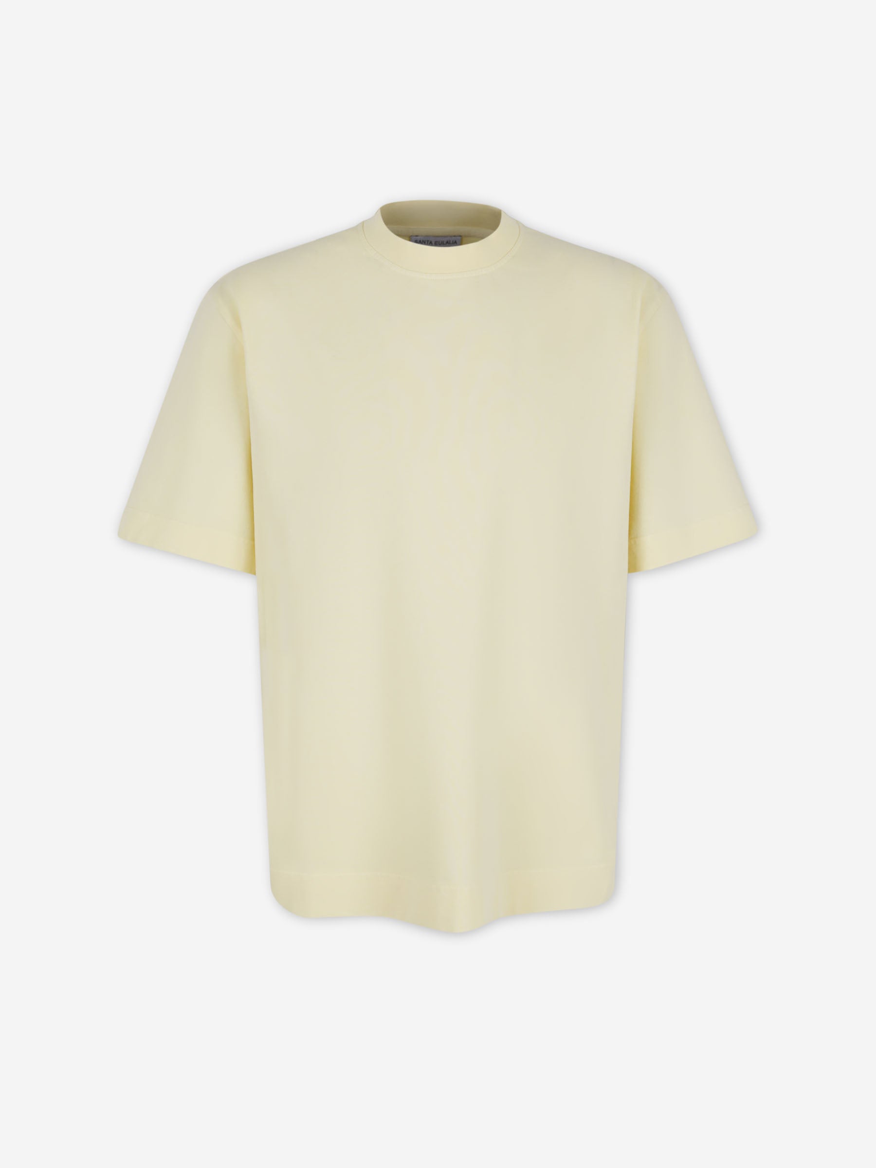 Santa Eulalia Hombre Barcelona Camiseta Lisa Algodón color Amarillo Claro sku 553-004759 04 - Foto 1