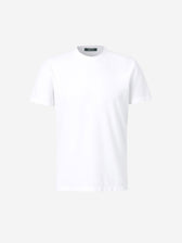 Zanone Hombre Barcelona Camiseta Lisa Algodón color Blanco sku 553-004760 01 - Foto 1