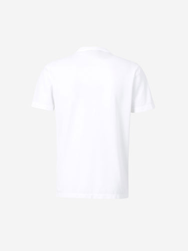 Zanone Hombre Barcelona Camiseta Lisa Algodón color Blanco sku 553-004760 01 - Foto 2