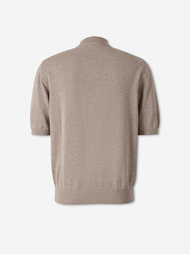 Zanone Hombre Barcelona Camiseta Punto Algodón color Lino sku 553-004761 02 - Foto 2