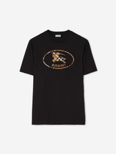 Burberry Hombre Barcelona Camiseta Logo Algodón color Negro sku 553-004765 01 - Foto 1
