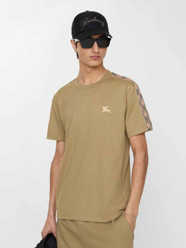 Burberry Hombre Barcelona Camiseta Cuello Redondo color Camel sku 553-004767 01 - Foto 2
