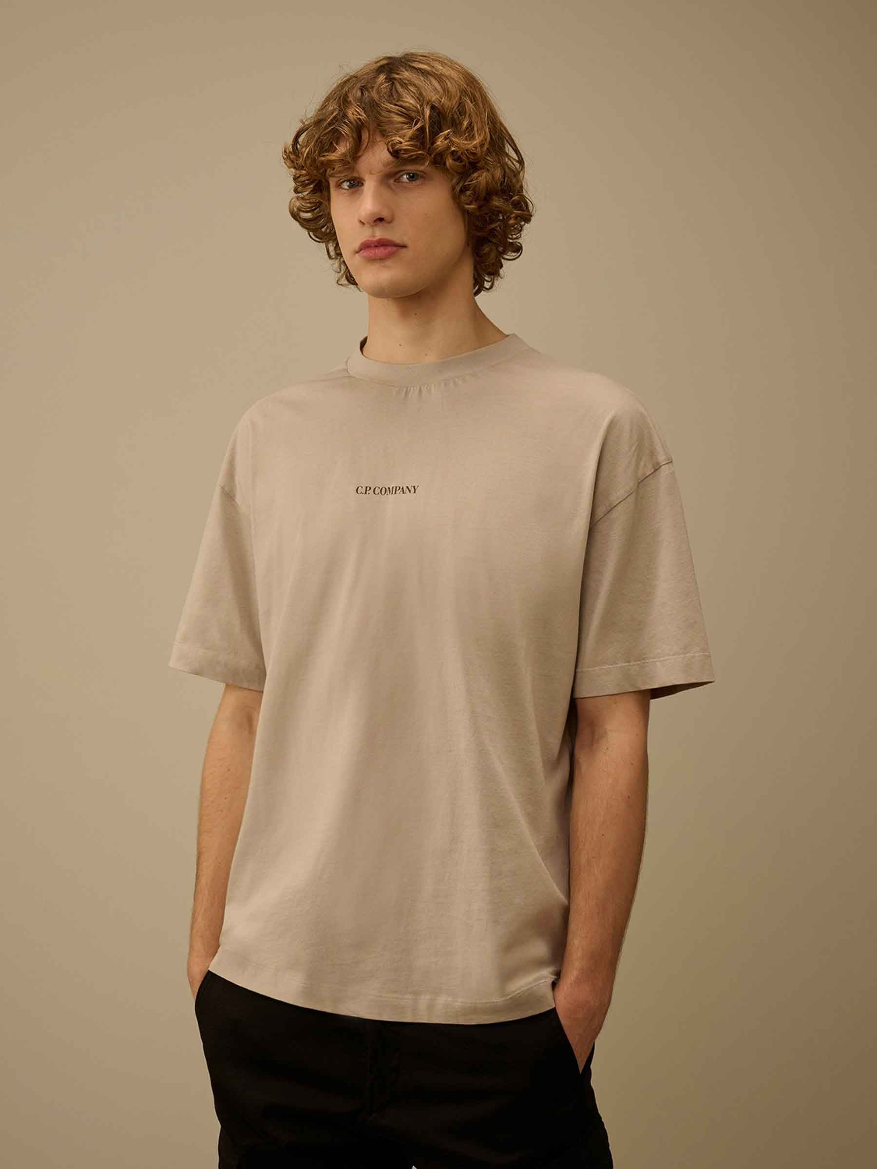 C.P. Company Hombre Barcelona Camiseta cuello redondo color Negro sku 553-004771 02 - Foto 2