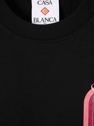 Casablanca Hombre Barcelona Camiseta Cuello Redondo color Negro sku 553-004777 01 - Foto 2