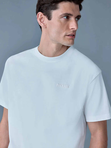 Mackage Hombre Barcelona Camiseta Algodón Logo color Blanco sku 553-004782 01 - Foto 3