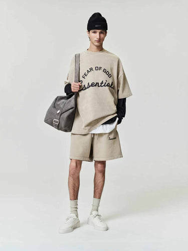 Fear of God Essentials Hombre Barcelona Camiseta Training 90s color Camel sku 553-004787 01 - Foto 2