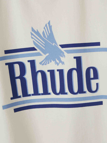 Rhude Hombre Barcelona Camiseta Cuello Redondo color Marfil sku 553-004791 01 - Foto 4