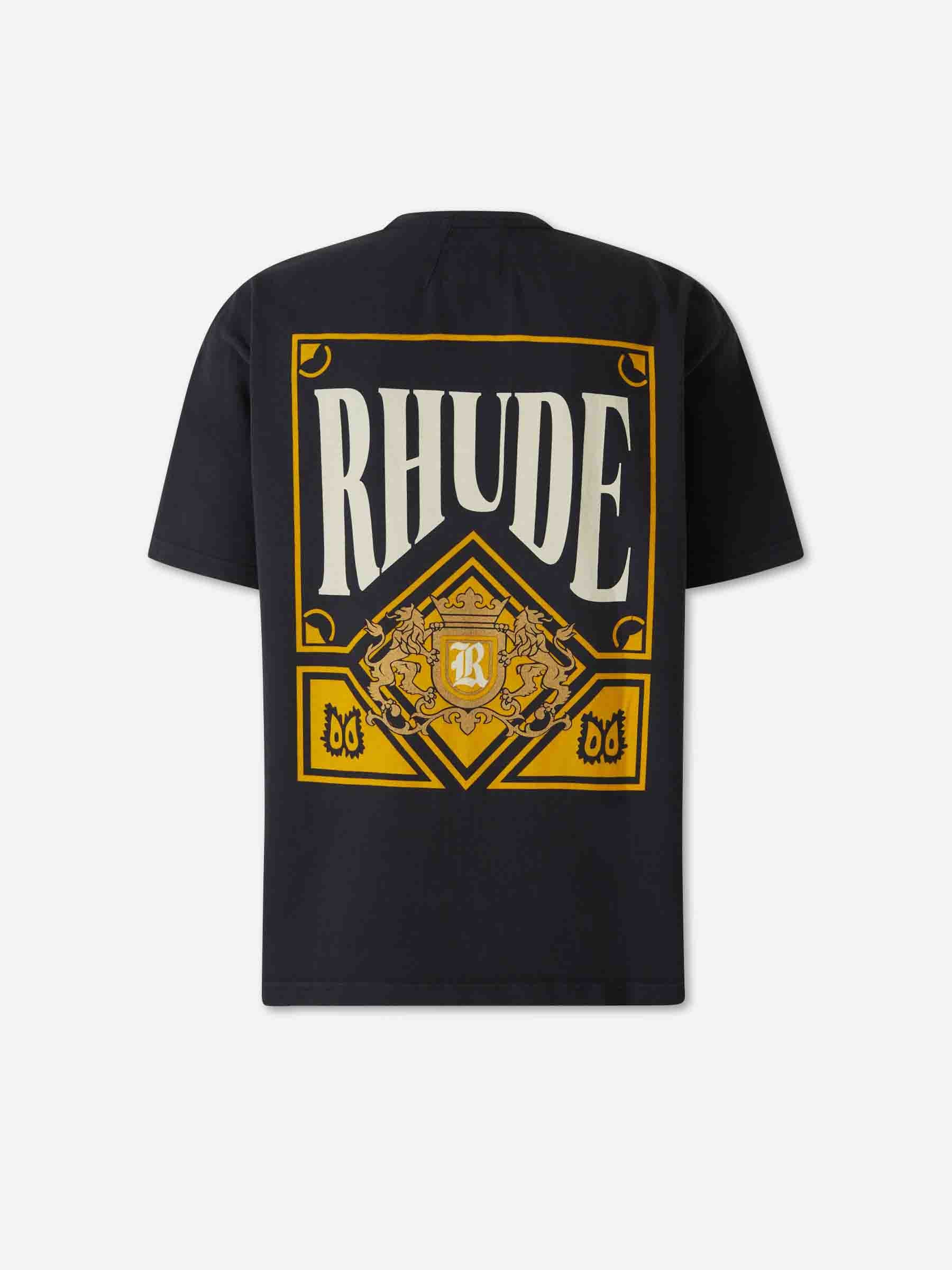 Rhude Hombre Barcelona Camiseta Card Tee color Azul Noche sku 553-004793 01 - Foto 2