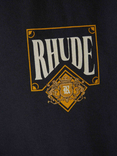 Rhude Hombre Barcelona Camiseta Card Tee color Azul Noche sku 553-004793 01 - Foto 4