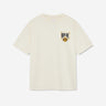 Rhude Hombre Barcelona Camiseta Card Tee color Marfil sku 553-004793 02 - Foto 1
