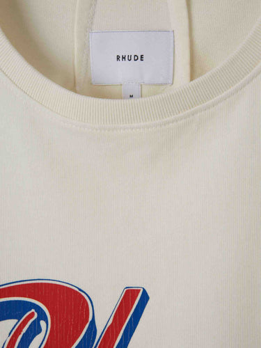 Rhude Hombre Barcelona Camiseta Cuello Redondo color Marfil sku 553-004795 01 - Foto 3