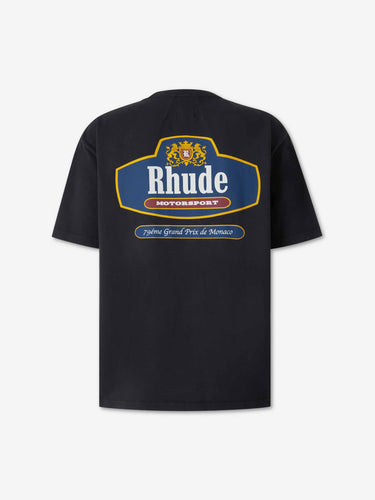 Rhude Hombre Barcelona Camiseta Cuello Redondo color Azul Noche sku 553-004796 01 - Foto 2