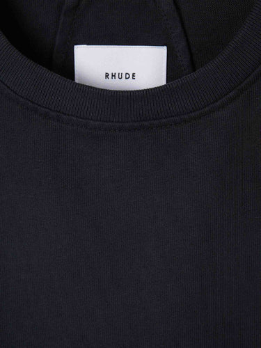 Rhude Hombre Barcelona Camiseta Cuello Redondo color Azul Noche sku 553-004796 01 - Foto 3