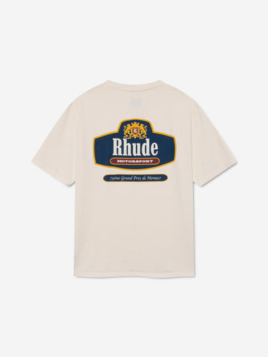 Rhude Hombre Barcelona Camiseta Cuello Redondo color Marfil sku 553-004796 02 - Foto 2