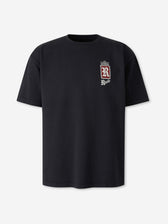 Rhude Hombre Barcelona Camiseta Cuello Redondo color Negro sku 553-004797 01 - Foto 1