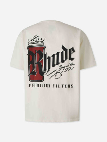 Rhude Hombre Barcelona Camiseta Cuello Redondo color Marfil sku 553-004797 02 - Foto 2