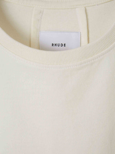 Rhude Hombre Barcelona Camiseta Cuello Redondo color Marfil sku 553-004797 02 - Foto 3