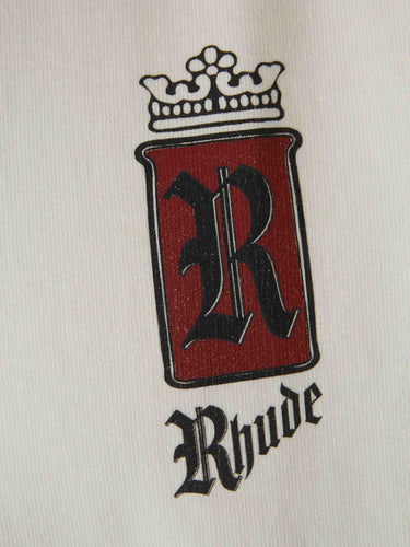 Rhude Hombre Barcelona Camiseta Cuello Redondo color Marfil sku 553-004797 02 - Foto 4