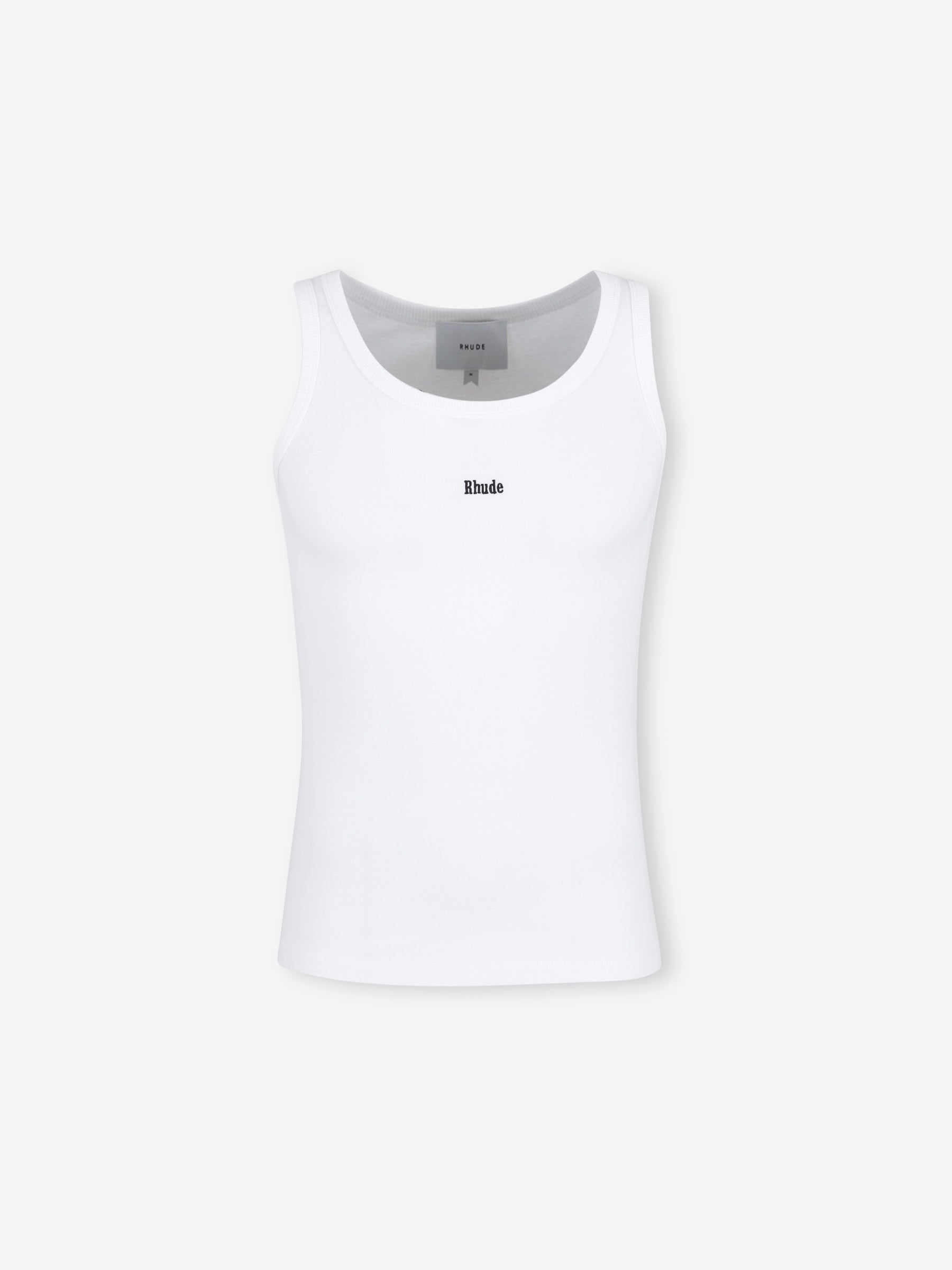 Rhude Hombre Barcelona Tank Top Logotipo color Blanco sku 553-004798 01 - Foto 1