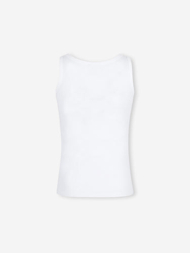 Rhude Hombre Barcelona Tank Top Logotipo color Blanco sku 553-004798 01 - Foto 2