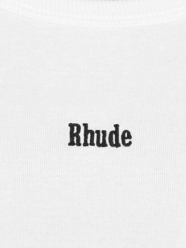Rhude Hombre Barcelona Tank Top Logotipo color Blanco sku 553-004798 01 - Foto 3
