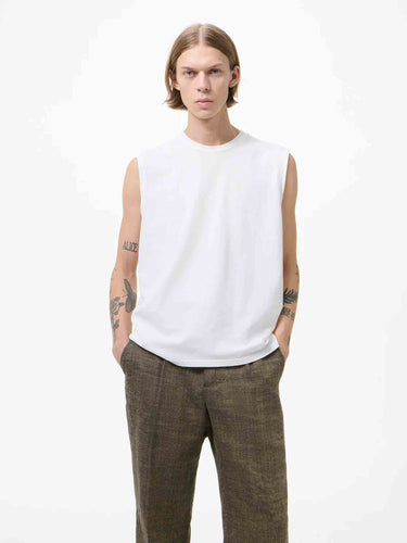 Our Legacy Hombre Barcelona Camiseta Tirantes Breathe color Blanco sku 553-004800 01 - Foto 2