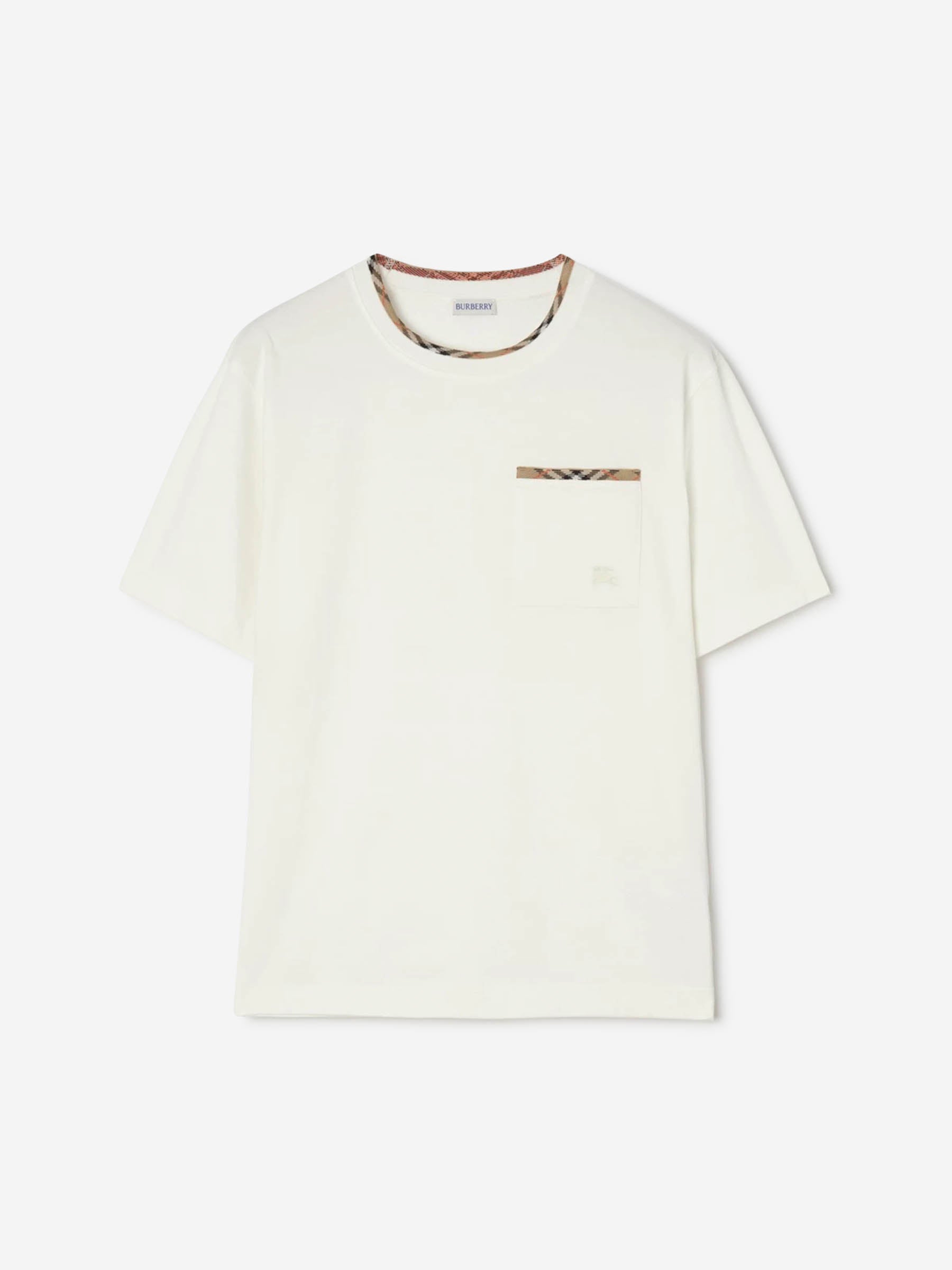 Burberry Hombre Barcelona Camiseta Cuello Redondo color Blanco sku 553-004804 01 - Foto 1
