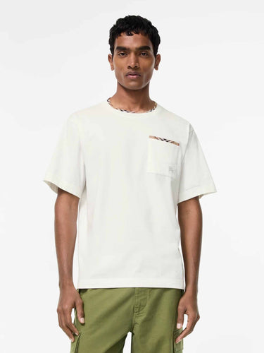 Burberry Hombre Barcelona Camiseta Cuello Redondo color Blanco sku 553-004804 01 - Foto 2