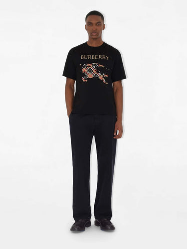 Burberry Hombre Barcelona Camiseta Motivo Knight color Negro sku 553-004809 01 - Foto 2
