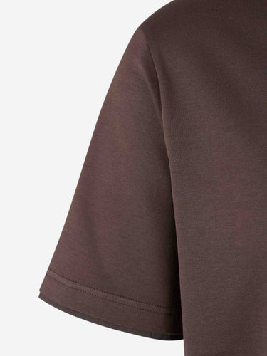 Herno Hombre Barcelona Camiseta Lisa Algodón color Marrón Oscuro sku 553-004813 02 - Foto 4