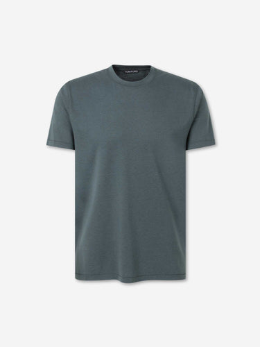 Tom Ford Hombre Barcelona Camiseta Manga Corta color Verde Oscuro sku 553-004815 04 - Foto 1