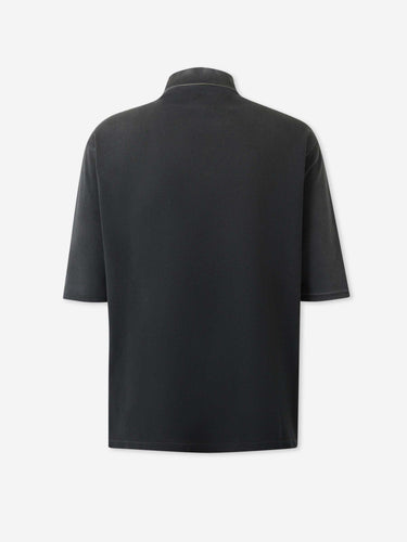 Maison Margiela Hombre Barcelona Camiseta Cuello Alto color Negro sku 553-004816 01 - Foto 2