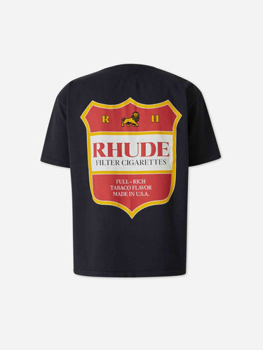 Rhude Hombre Barcelona Camiseta Cuello Redondo color Negro sku 553-004817 02 - Foto 2