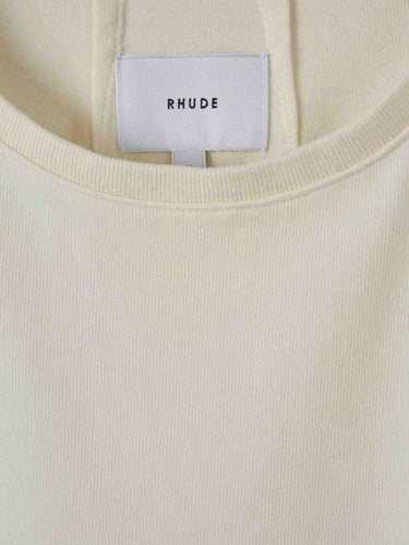 Rhude Hombre Barcelona Camiseta Cuello Redondo color Marfil sku 553-004818 01 - Foto 3