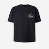 Rhude Hombre Barcelona Camiseta Cuello Redondo color Negro sku 553-004818 02 - Foto 1