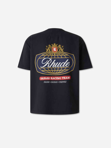 Rhude Hombre Barcelona Camiseta Cuello Redondo color Negro sku 553-004818 02 - Foto 2
