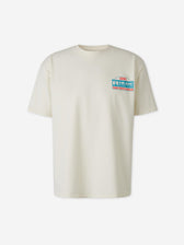 Rhude Hombre Barcelona Camiseta Algodón Logo color Marfil sku 553-004820 02 - Foto 1