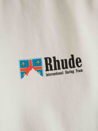 Rhude Hombre Barcelona Camiseta Cuello Redondo color Marfil sku 553-004821 01 - Foto 4