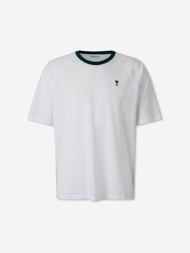 Ami Paris Hombre Barcelona Camiseta Cuello Redondo color Blanco sku 553-004828 01 - Foto 1
